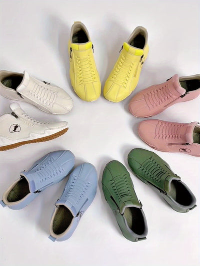 Juniper – All-Weather Comfort Shoes with Zip Closure