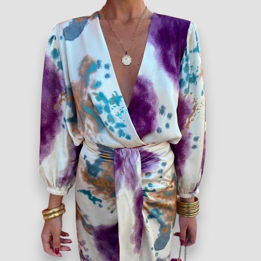 Lauren | Elegant V-Neck Dress