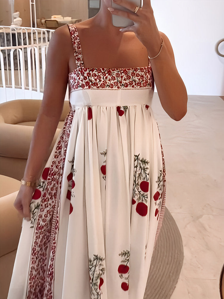 Lyla - Floral Spaghetti Strap Maxi Dress