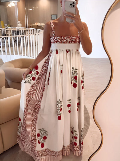 Lyla - Floral Spaghetti Strap Maxi Dress