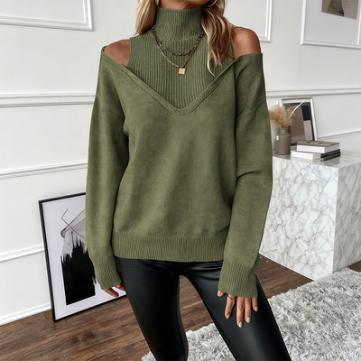 Aurenna - Stylish Casual Turtleneck Sweater