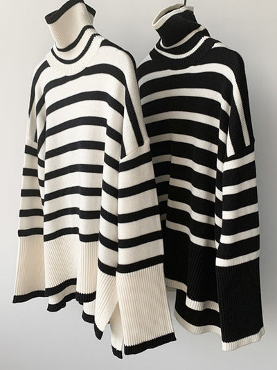 Calla – Chic Striped Casual Sweater