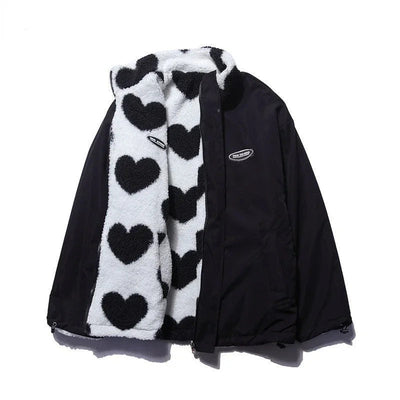 Catherine – Reversible Jacket with Hearts