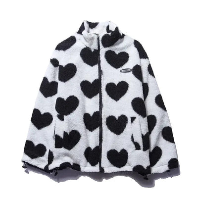 Catherine – Reversible Jacket with Hearts