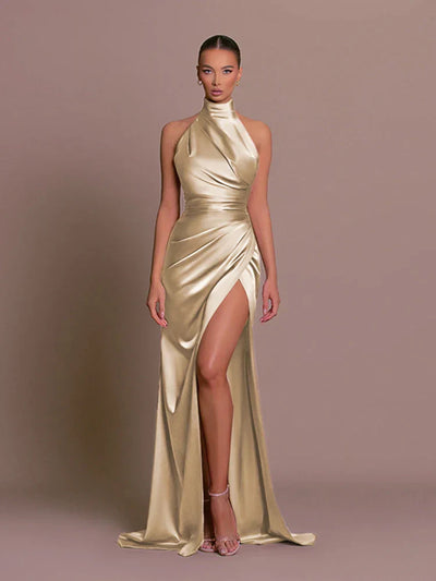Livia | Sleek Slit Gown