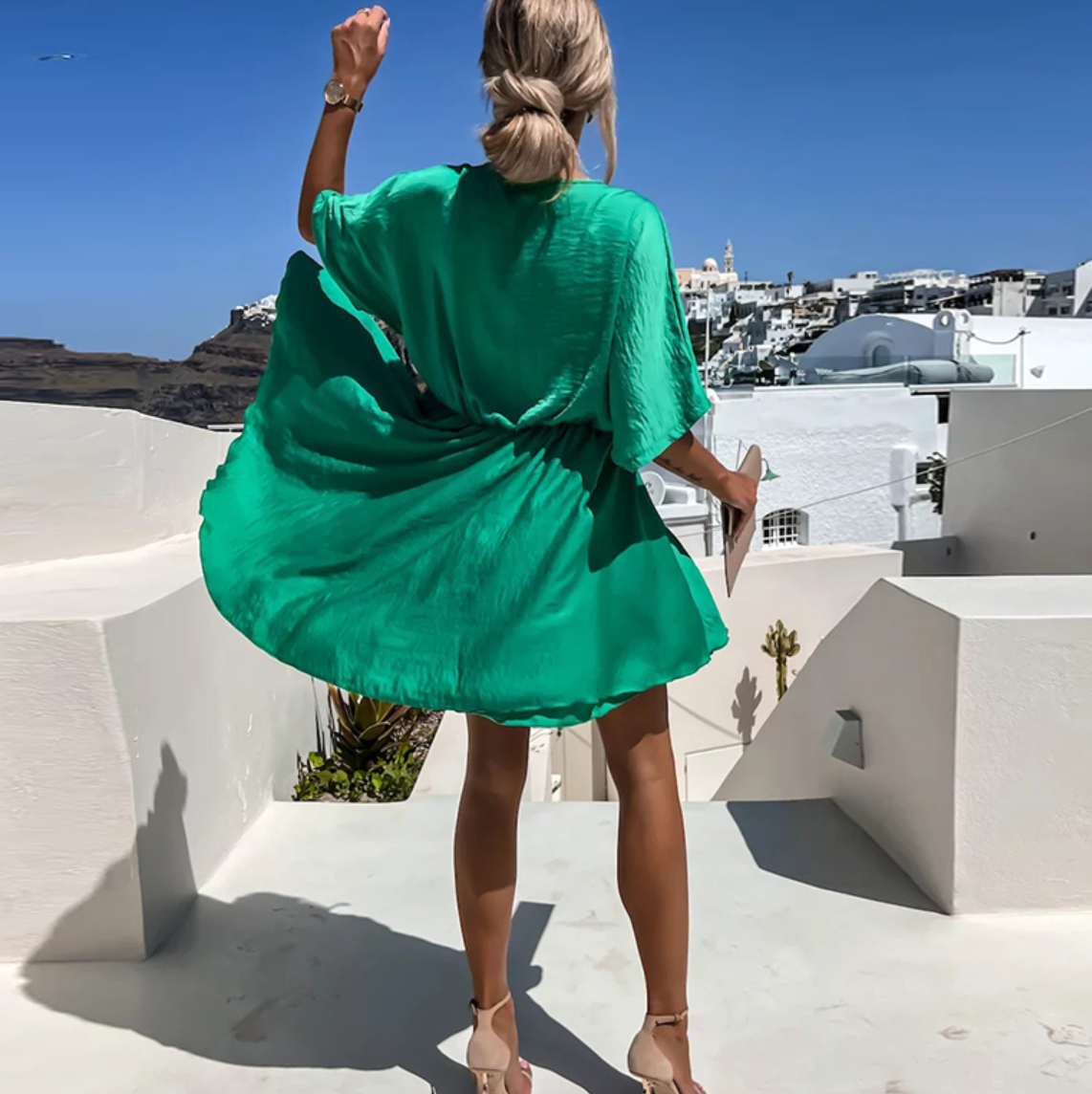 Lennon - Chic Summer High Waist Mini Dress