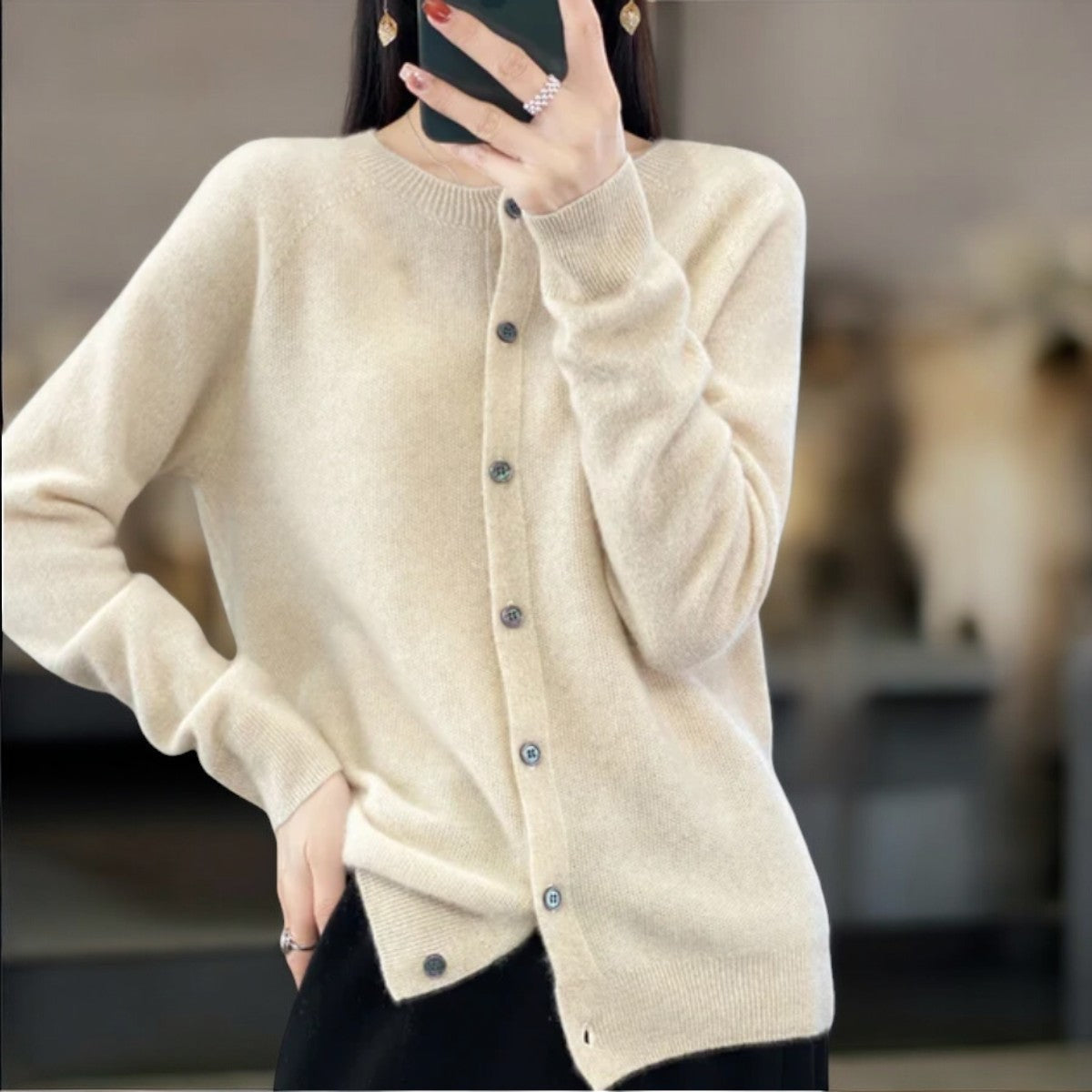 Lillian™ | Cozy Wool Cardigan