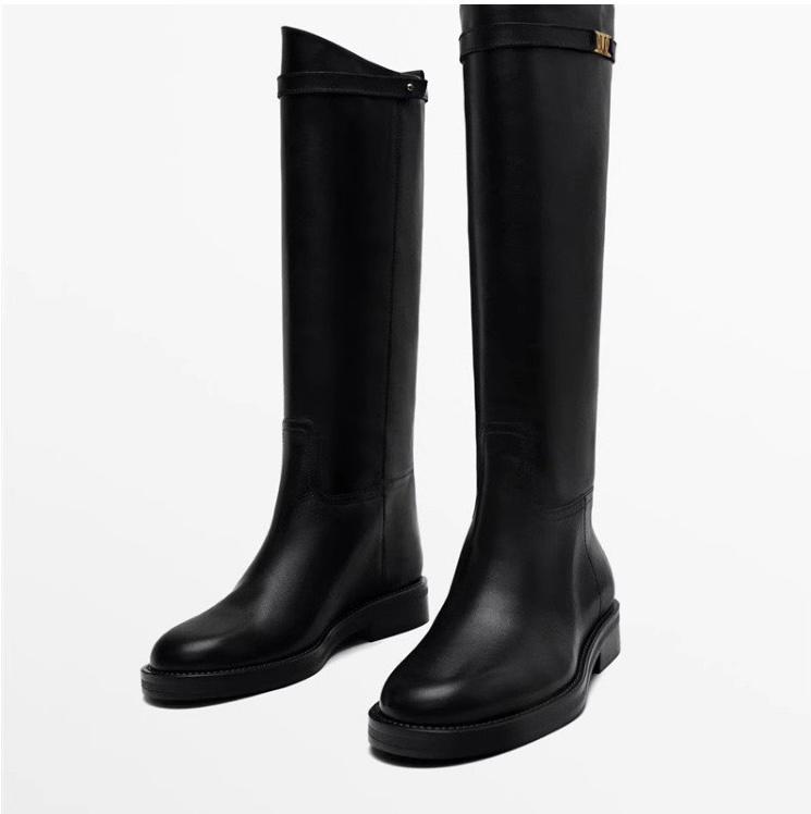 Valentina - Elegant Knee-High Leather Boots