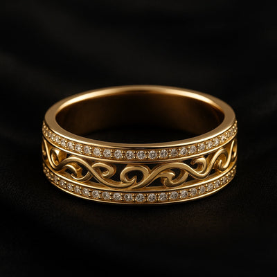 Hollow Gold Ring