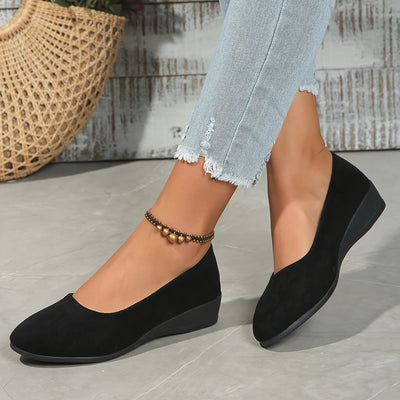 Imelda – Comfortable Wedge-Heel Ballet Flats