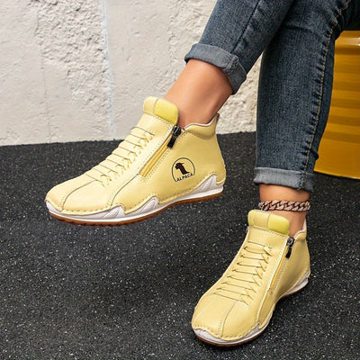 Juniper – All-Weather Comfort Shoes with Zip Closure