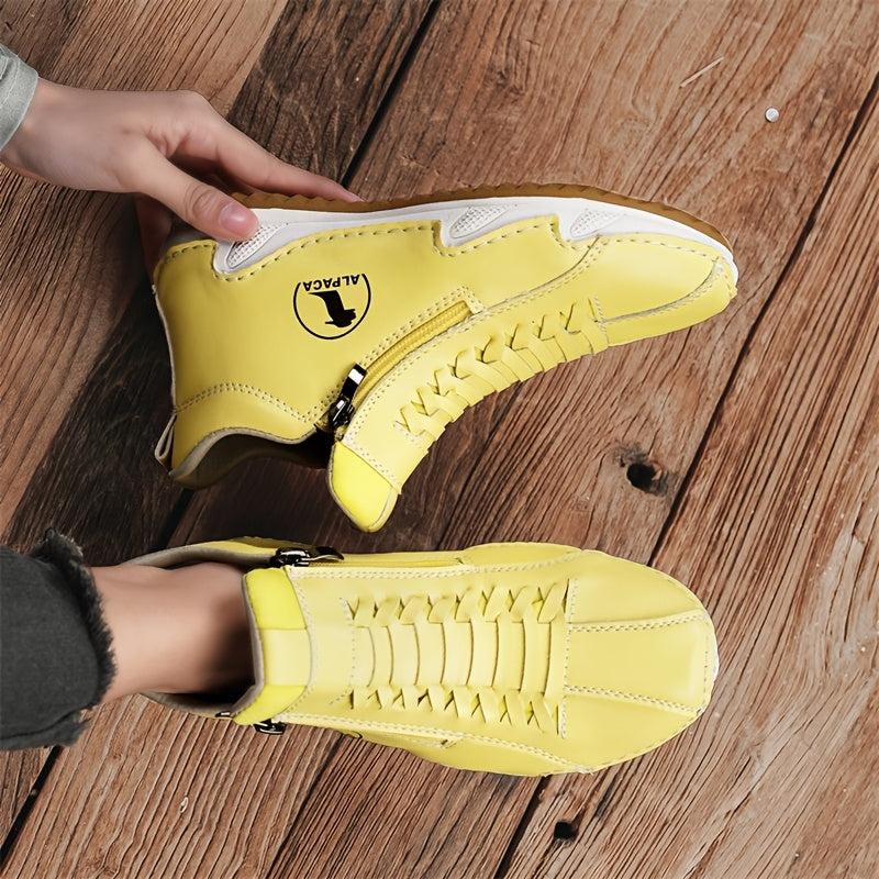 Juniper – All-Weather Comfort Shoes with Zip Closure