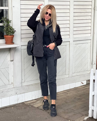 Hallie – Patchwork Knitted Jacket for Cozy Confidence