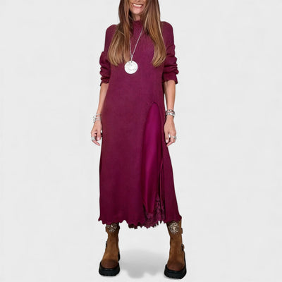 Portia – Elegant Layered Sweater and Dress Set