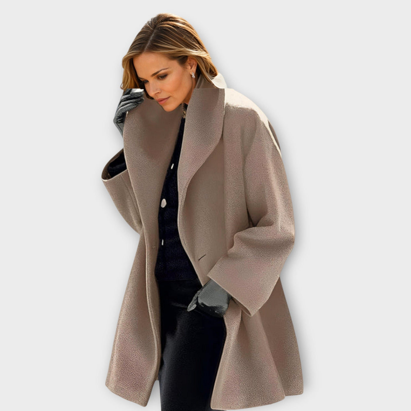 Emelyn™ Windproof wool coat