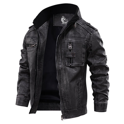 Hudson – Leather Biker Jacket