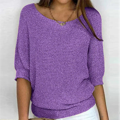 Nyssa - Women's Casual Knit Pullover top